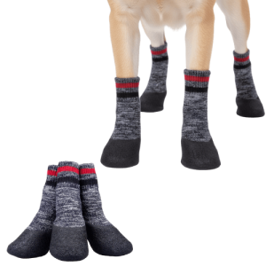 Chaussettes Antidérapantes pour Chien Avec Semelle en Caoutchouc – Protège-Pattes