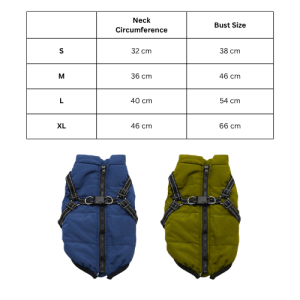 Wasserdichte Fleecejacke für Hunde – Warme Winterjacke