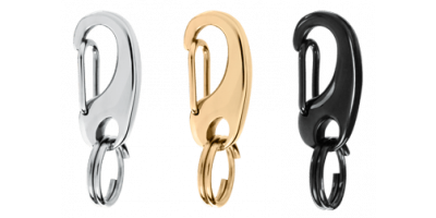 Schnellverschluss aus Edelstahl für Hundemarken